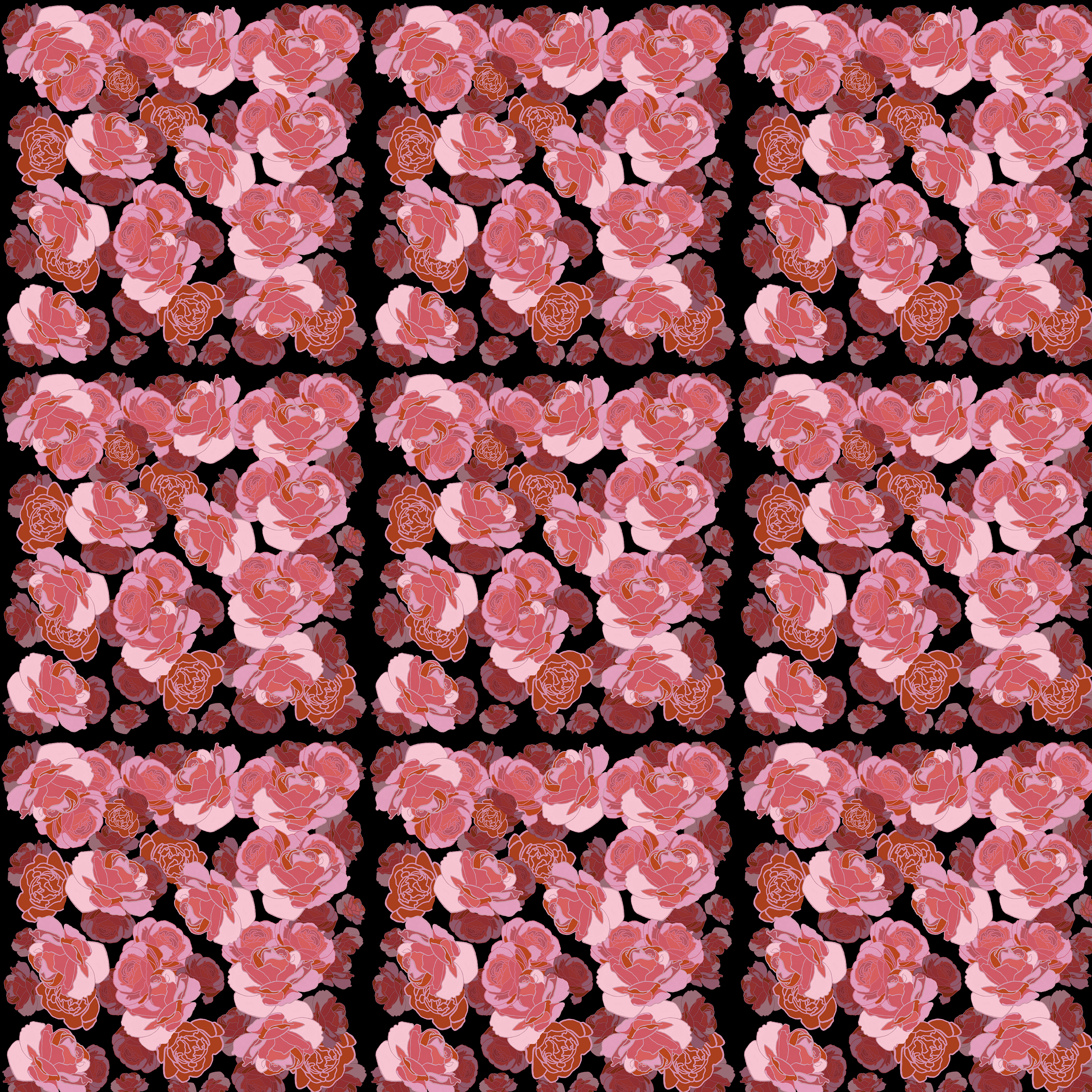 "Bloom and Harmony" Surface Design Pattern
