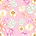 "Petals and Lemonade" Surface Design Pattern