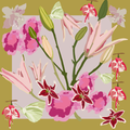 "The Familiar Garden" Surface Design Pattern