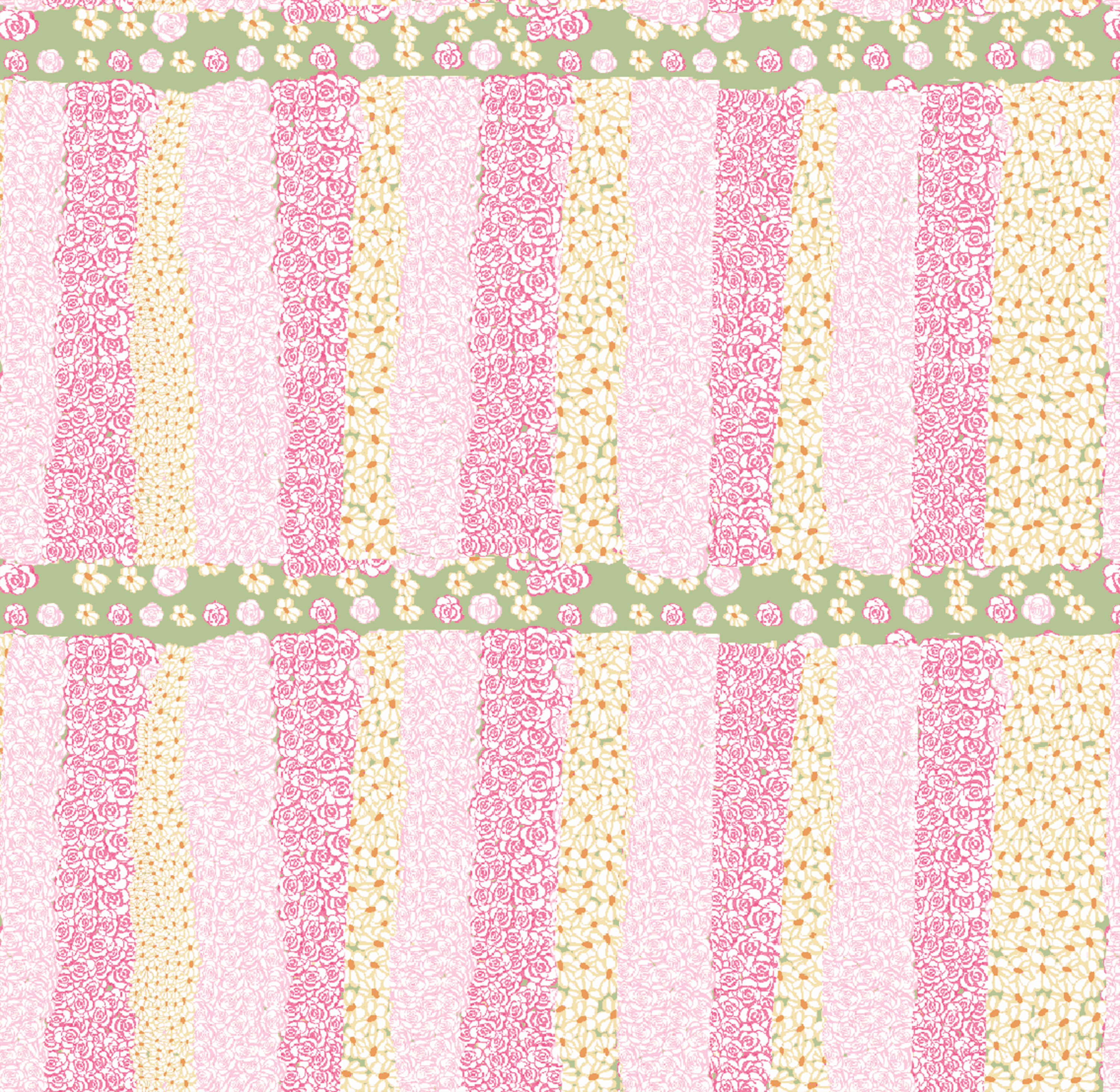 "Petals and Sunshine" Surface Design Pattern